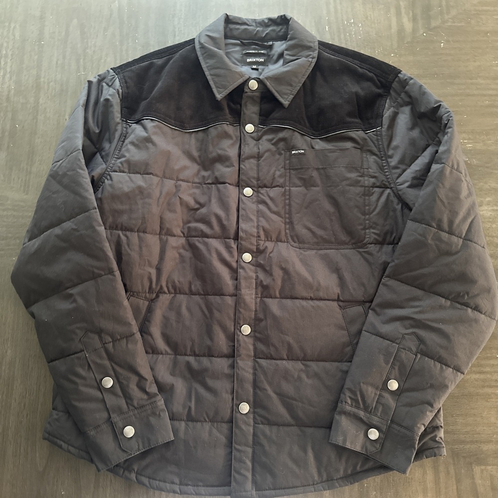 Brixton Men's Cass Jacket Black Size Medium